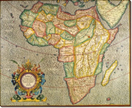 Карта Африки, 1633г. - Меркатор, Герард