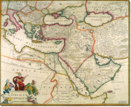 Карта Турецкой империи