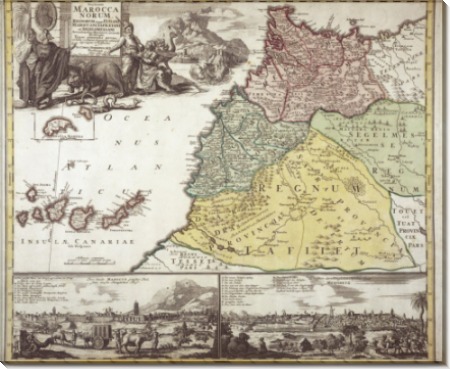 Карта Африки - Хоманн, Иоганн Баптист