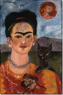 Автопортрет с портретом Диего 1953-54 г. - Кало, Фрида