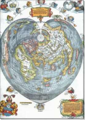 Древняя карта мира
