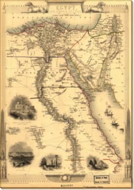 Карта Египта[1851]