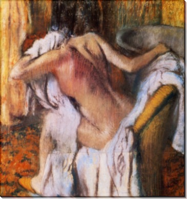 После ванны,1892 - Дега, Эдгар
