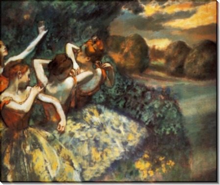 Четыре танцовщицы, 1900 - Дега, Эдгар