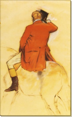 Всадник в красном фраке, 1868 - Дега, Эдгар