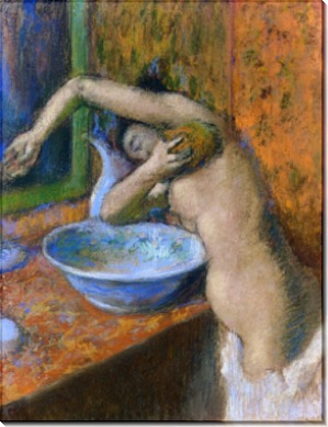 Женщина за туалетом, 1892 - Дега, Эдгар