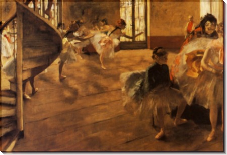Репетиция танца, 1877 - Дега, Эдгар