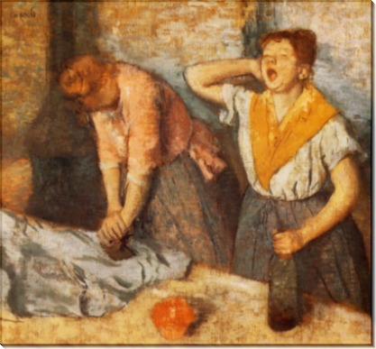 Гладильщицы, 1882 - Дега, Эдгар