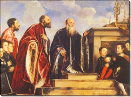 Портрет семьи Вендрамин,1543 1547 - Тициан Вечеллио