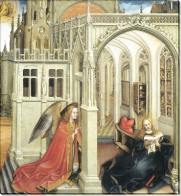 Благовещенье, 1418 - Кампен, Робер