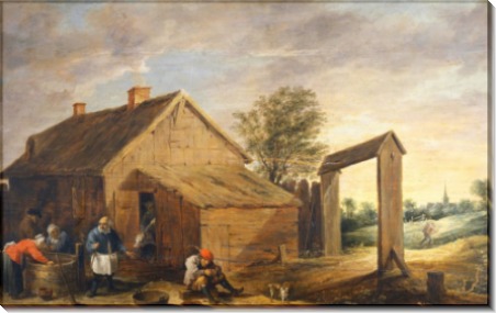 В деревне, 1650 -  Тенирс, Давид