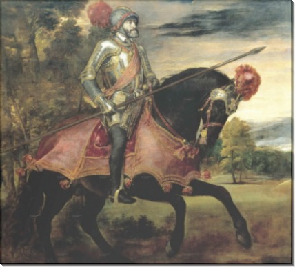Карл V в сражении под Мюльбергом, 1547 - Тициан Вечеллио