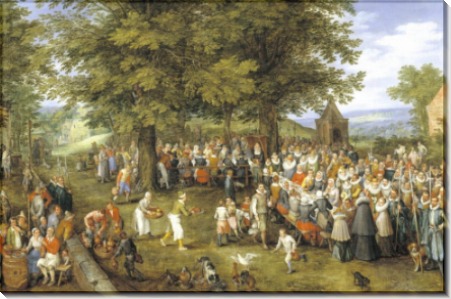 Свадьба, 1612 - Брейгель, Ян (Старший)