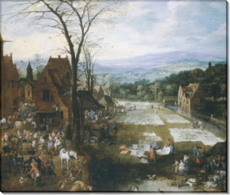 Фламандский рынок, 1620 - Брейгель, Ян (Старший)