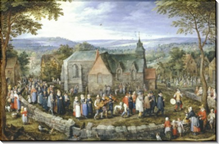 Свадьба в деревне, 1612 - Брейгель, Ян (Старший)