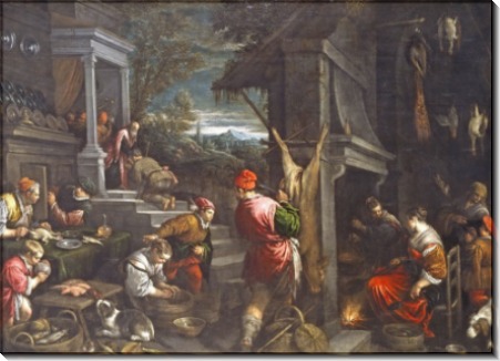 Возвращение блудного сына, 1570 - Бассано, Якопо