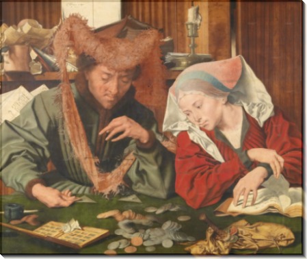 Ростовщик с женой, 1539 - Реймерсвале, Маринус ван
