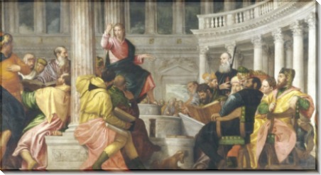 Христос с докторами во дворце, 1560 - Веронезе, Паоло (Калиари)