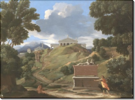 Пейзаж с руинами, 1634 - Пуссен, Никола