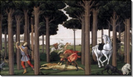 Новелла о Настаджио дельи Онести, 1483 - Боттичелли, Сандро