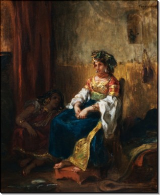Алжирские женщины в своих комнатах - Делакруа, Эжен 