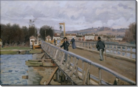 Пешеходный мост в Аржантее - Сислей, Альфред