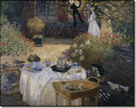 Завтрак в саду - Моне, Клод