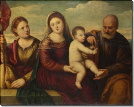 Мадонна с младенцем и святыми - Личинио, Бернардино