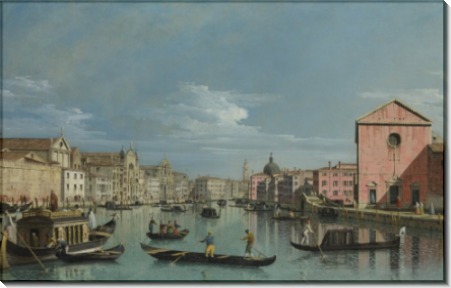 Венеция - Гранд-канал перед Санта-Кроче - Беллотто, Бернардо