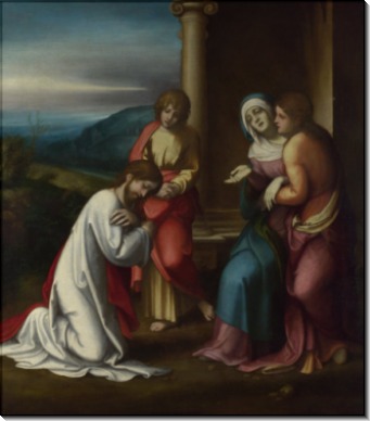 Христос прощаясь со своей матерью - Корреджо, Антонио да 