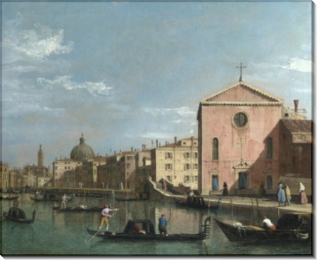 Венеция - Гранд-канал перед Санта-Кроче. Последователь Коналетто