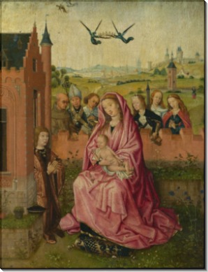 Мадонна с младенцем и со святыми. Последователь Ливен ван Латен