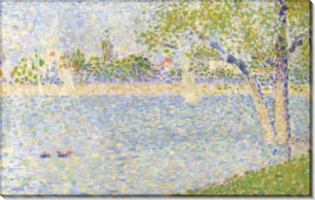 Вид на Сену из Ла Гранд Jatte - Сёра, Жорж-Пьер   