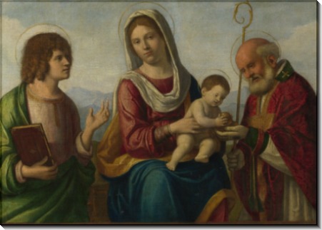 Мадонна с младенцем и святыми - Конельяно, Чима да