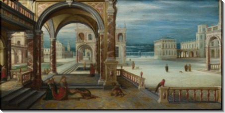 Двор дворца Возрождения - Стенвейк, Хендрик ван (младший)