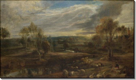 Пейзаж с пастухом и его стадом -  Рубенс, Питер Пауль