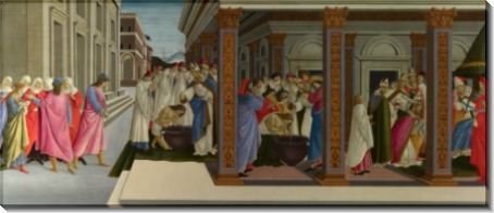 Четыре сцены из раннего Жития Святого Зиновия - Боттичелли, Сандро