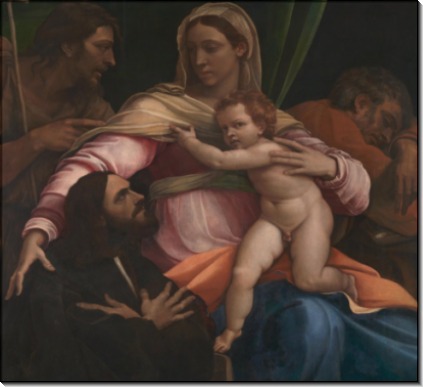Мадонна с младенцем и святыми -  Пьомбо, Себастьяно дель