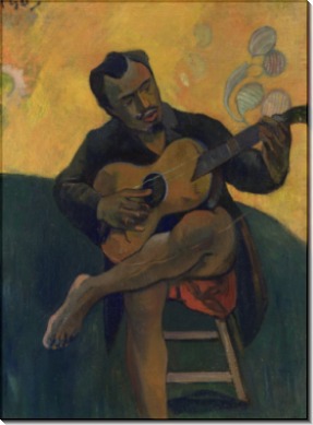 Человек играющий на гитаре - Гоген, Поль 