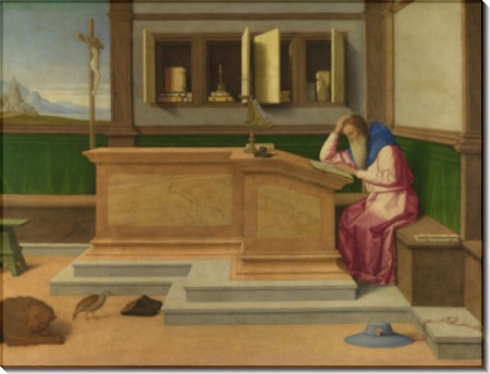 Святой Иероним в своем кабинете - Катена, Винченцо