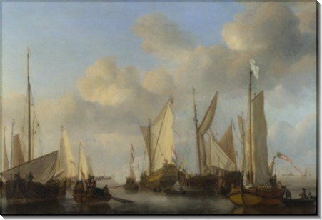 Голландские яхты - Велде, Виллем ван де (Младший)