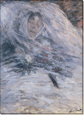 Камилла Моне на смертном одре, 1879 - Моне, Клод