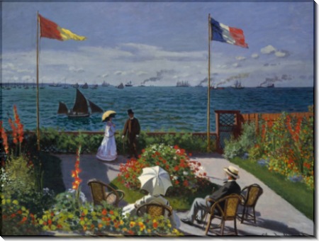 Сад в Сент-Адрес, 1867 - Моне, Клод
