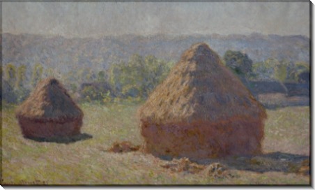 Стога сена в конце лета, 1890 - Моне, Клод