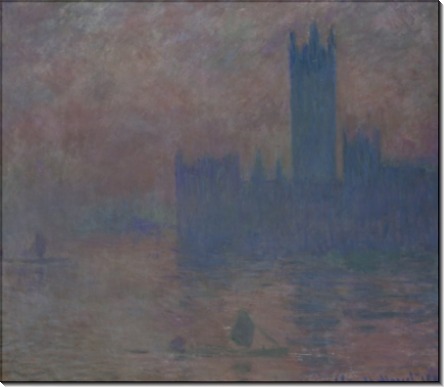 Здания Парламента, эффект тумана, 1903 - Моне, Клод