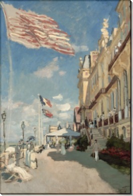 Отель де Рош Нуа, Трувиль, 1870 - Моне, Клод