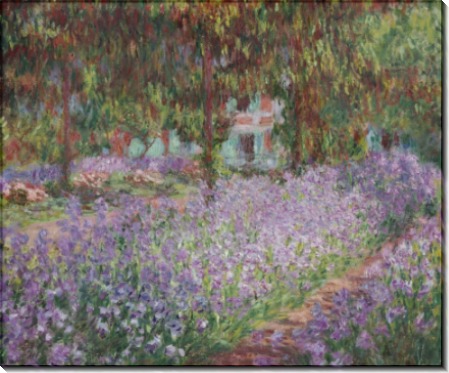 Ирисы в саду Моне, 1899-1900 - Моне, Клод