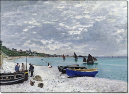 Пляж в Сент-Адрес, 1867 - Моне, Клод