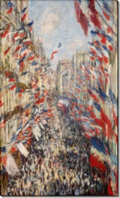 Улица Монтегю 30 июня 1878 - Моне, Клод