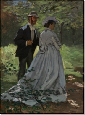 Гуляющие, 1865 - Моне, Клод